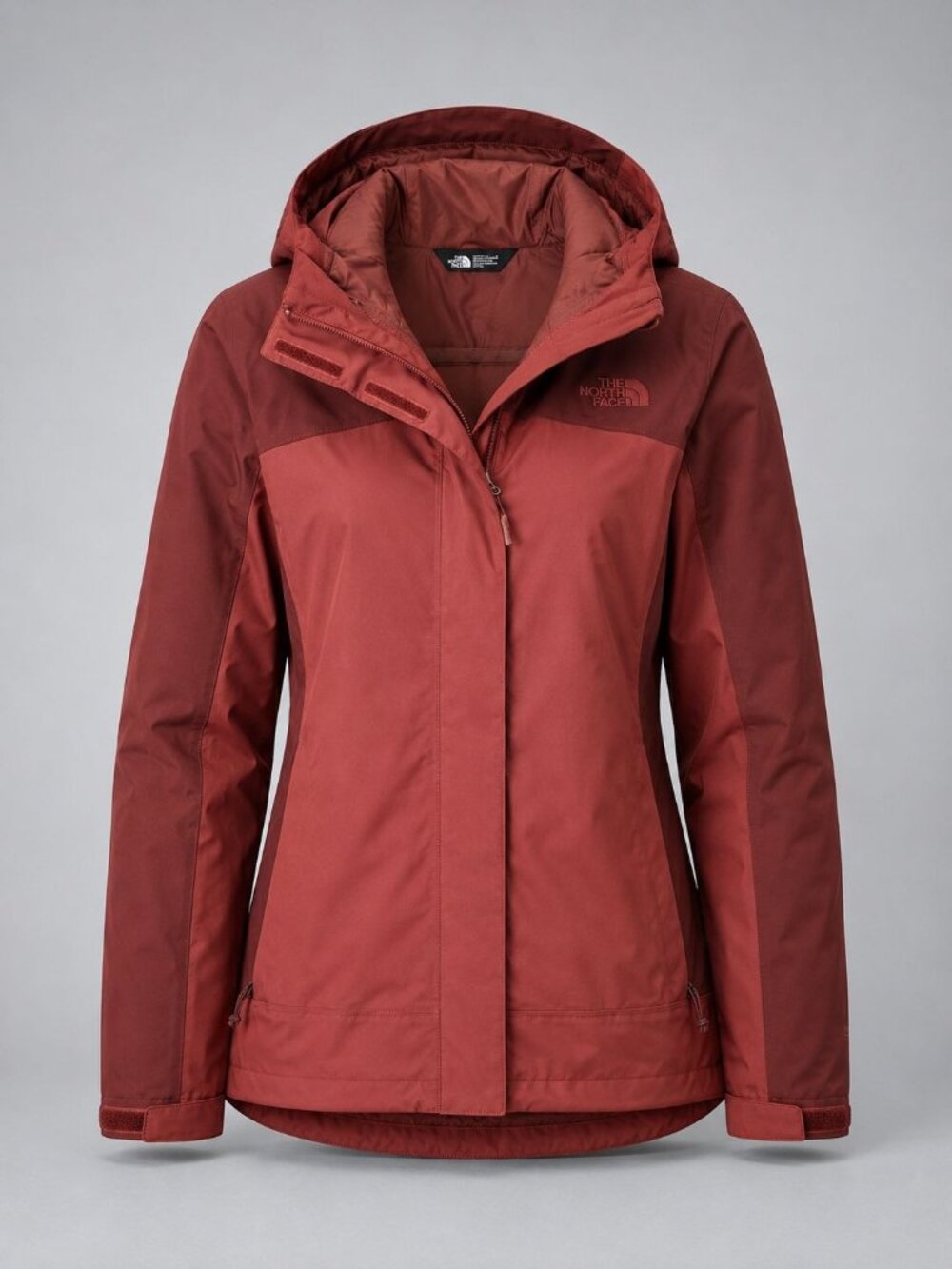 The North Face Freedom Womens XL Jacket Red Waterproof Hooded Insulated Ski Coat